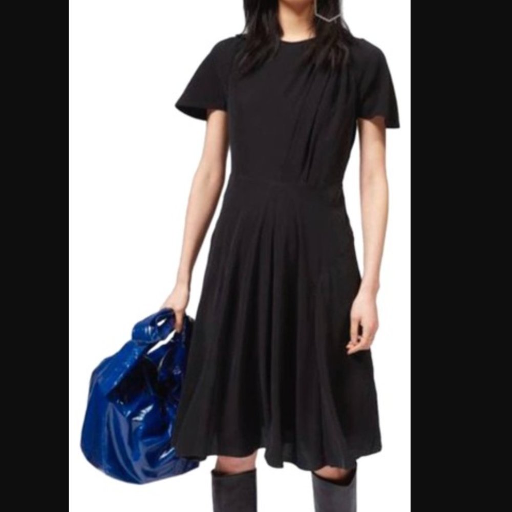 Isabel Marant Etoile - Black Lexia Dress - Cupro - Size 36 / US 4